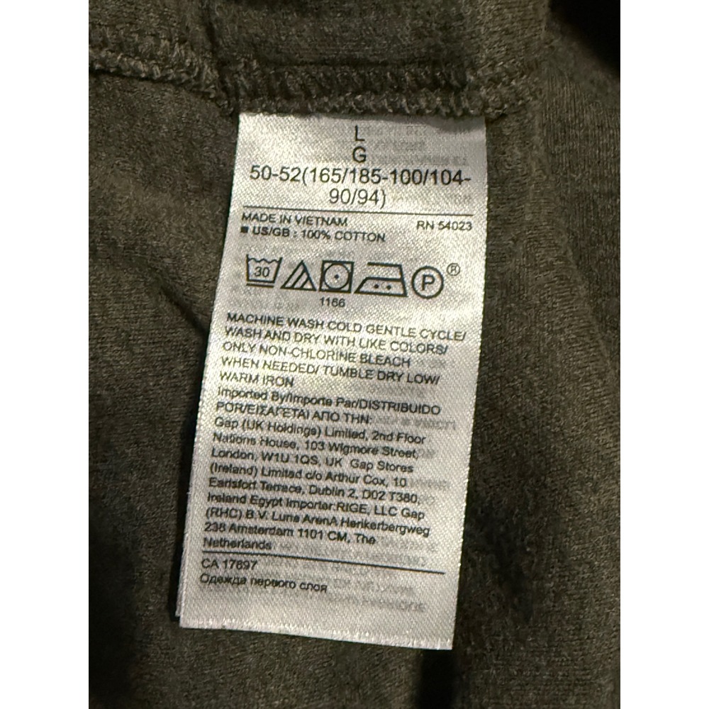 Banana Republic Luxury Touch Performance Polo Shirt Men L Olive Green Cotton A9 - Picture 6 of 6